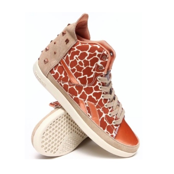 giraffe print sneakers
